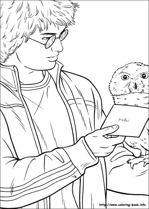 Harry Potter coloring picture